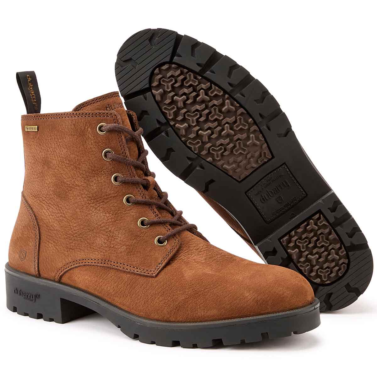 Dubarry Ballywater Men's Lace Up Ankle Boot - Walnut - Sole