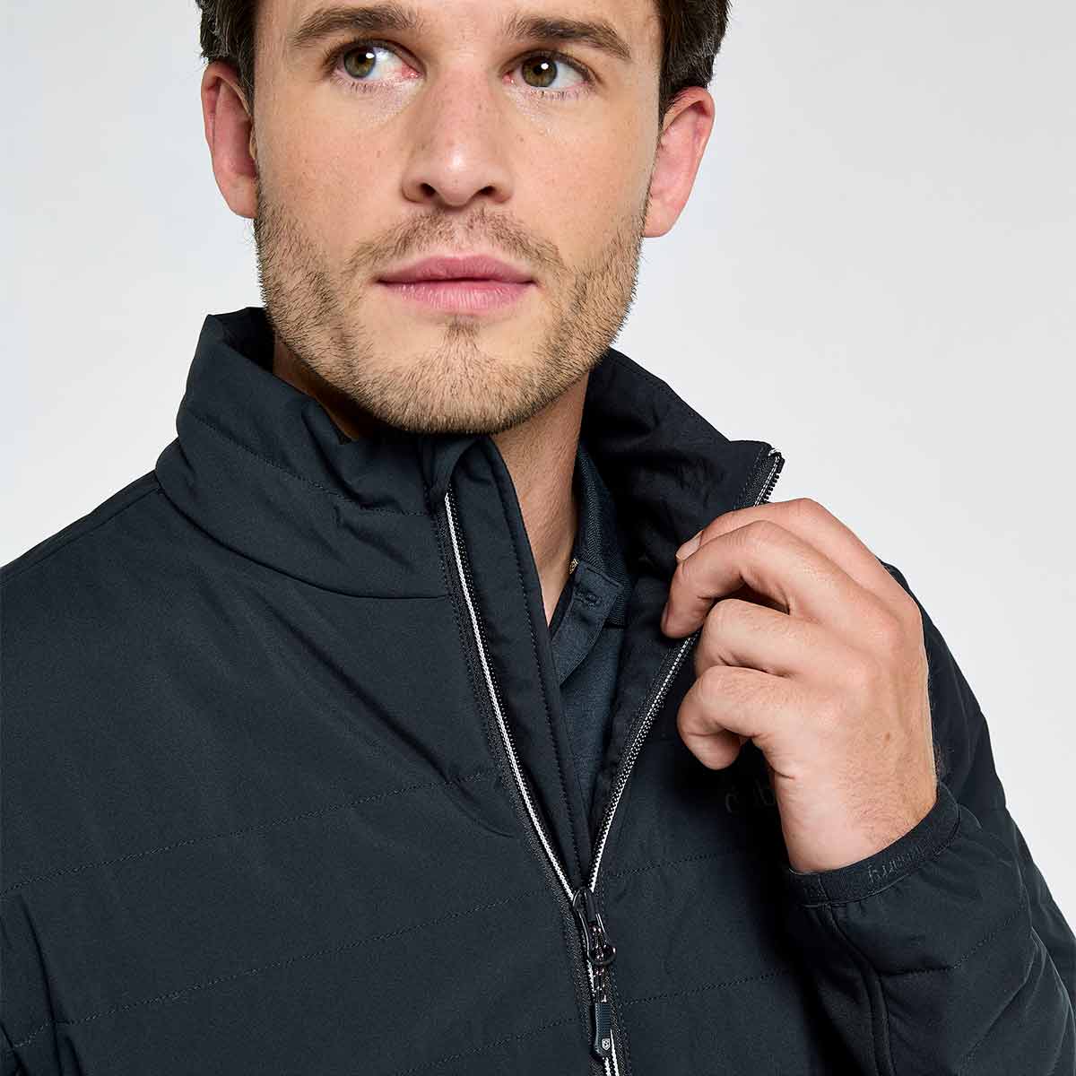 Dubarry Bowline Men's Jacket - Navy - Collar