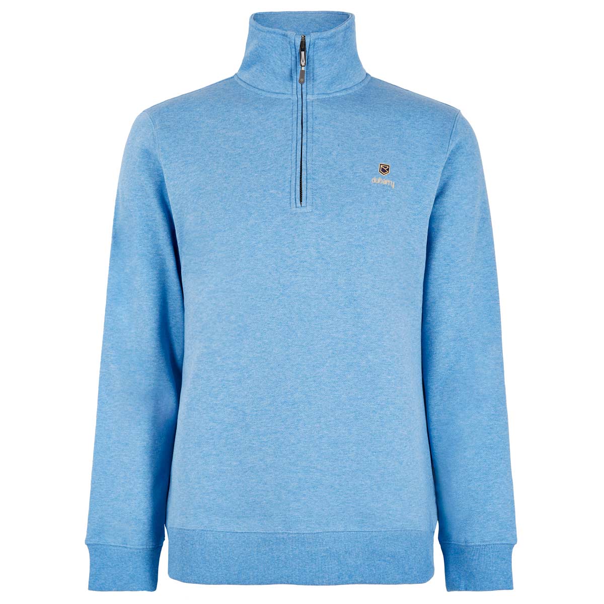 Dubarry Boyce Mens Zip Neck Sweater - Azure Blue