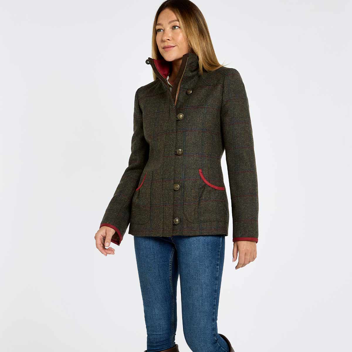 Dubarry Bracken Women's Tweed Jacket - Hemlock
