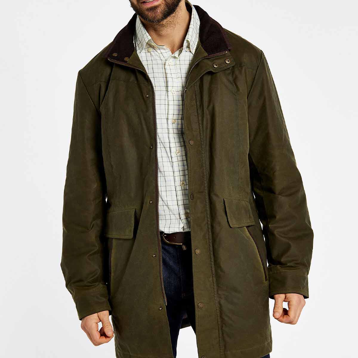 Dubarry Chalkhill Men's Waxed Cotton Jacket - Fennel