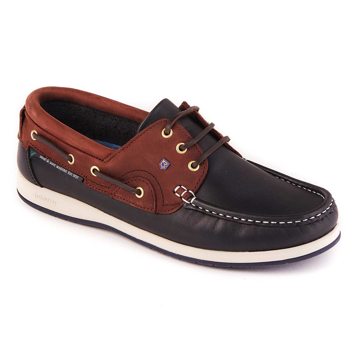 Dubarry Commodore XLT Men's Deck Shoes - Brown/Navy