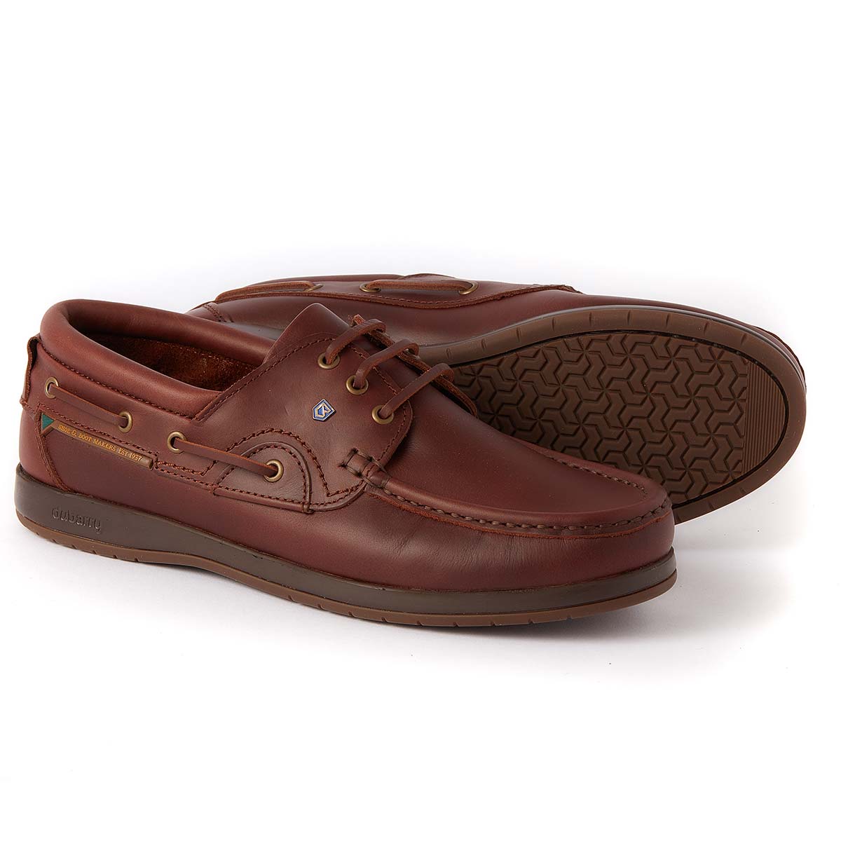 Dubarry Commodore XLT Men's Deck Shoes - Mahogany - Sole