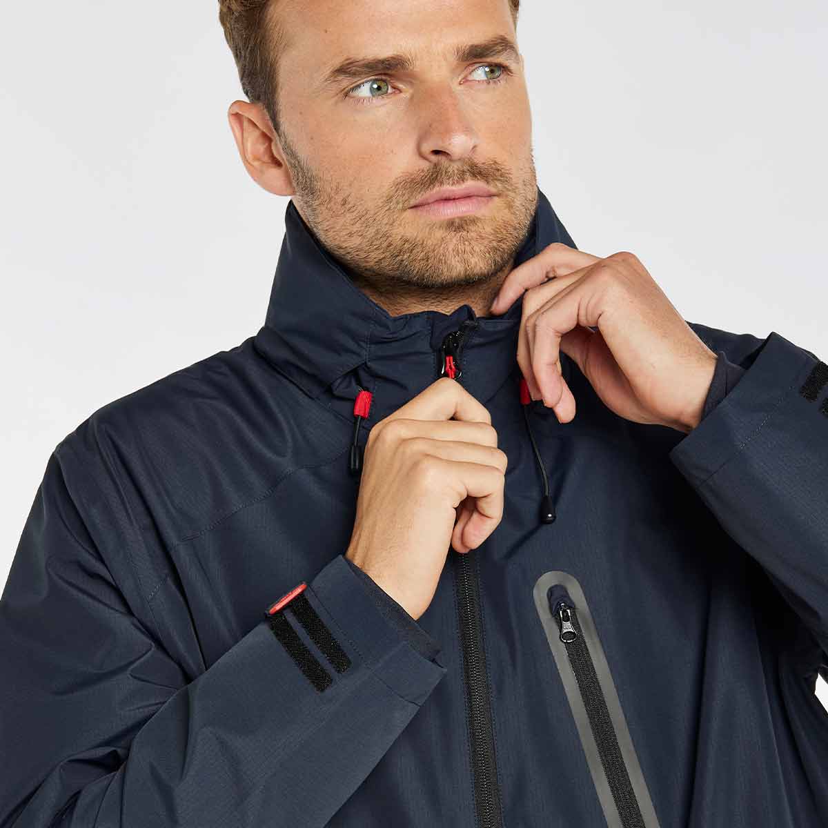 Dubarry Crossbarry Men's Jacket - Navy - Collar