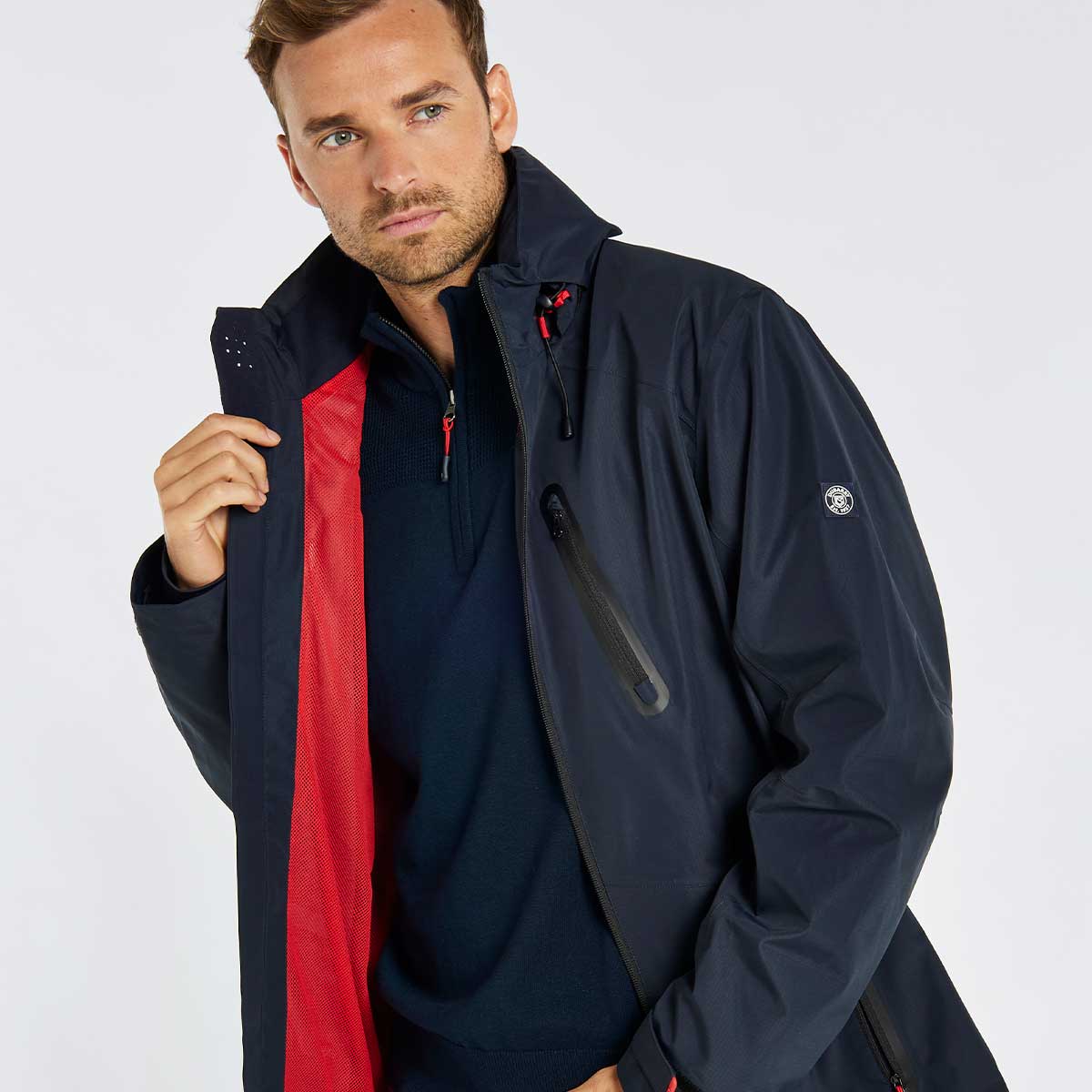 Dubarry Crossbarry Men's Jacket - Navy - Interior