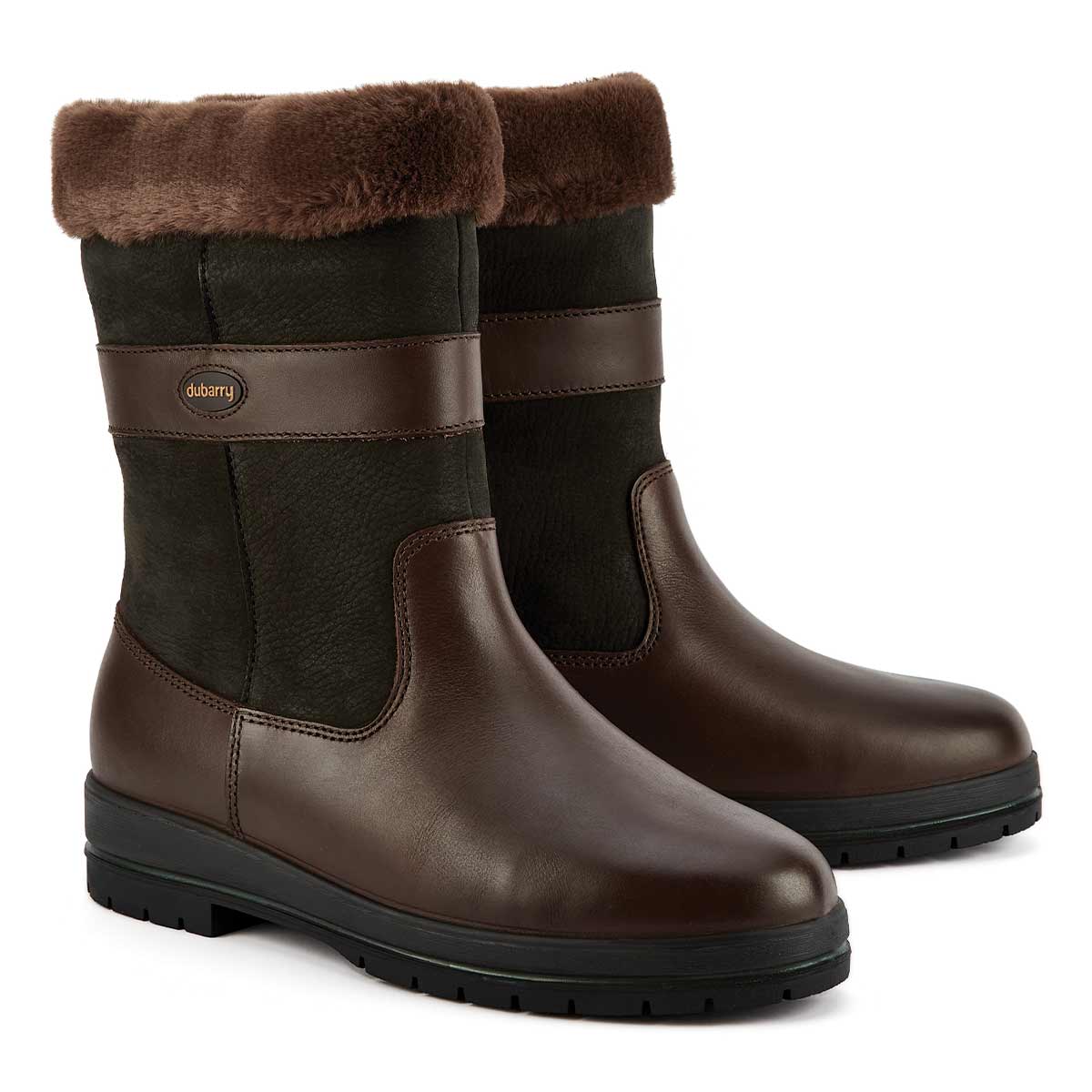 Dubarry Foxrock Women's Country Boot - Black/Brown