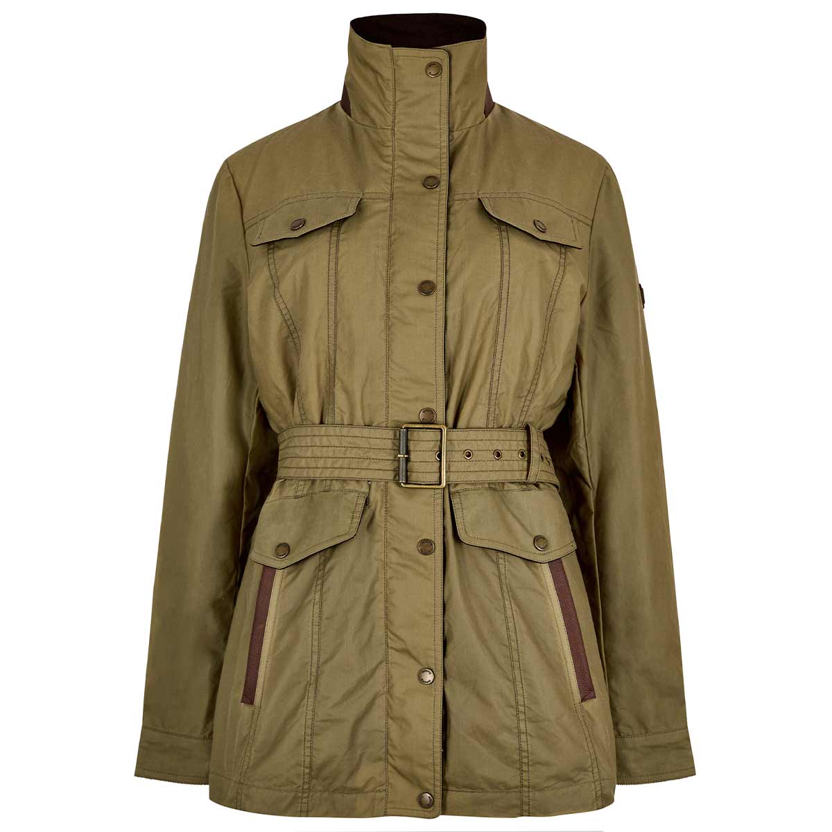 Dubarry Gandon Women's Waxed Cotton Jacket - Golden Khaki