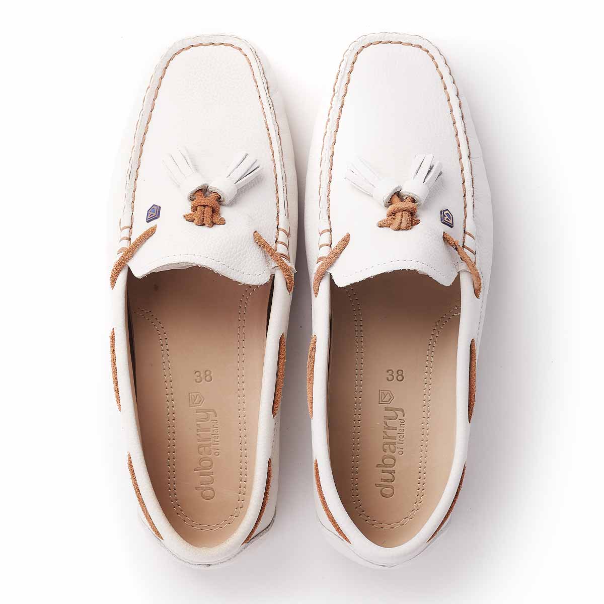 Dubarry Jamaica Women's Loafer - Sail White - Insole