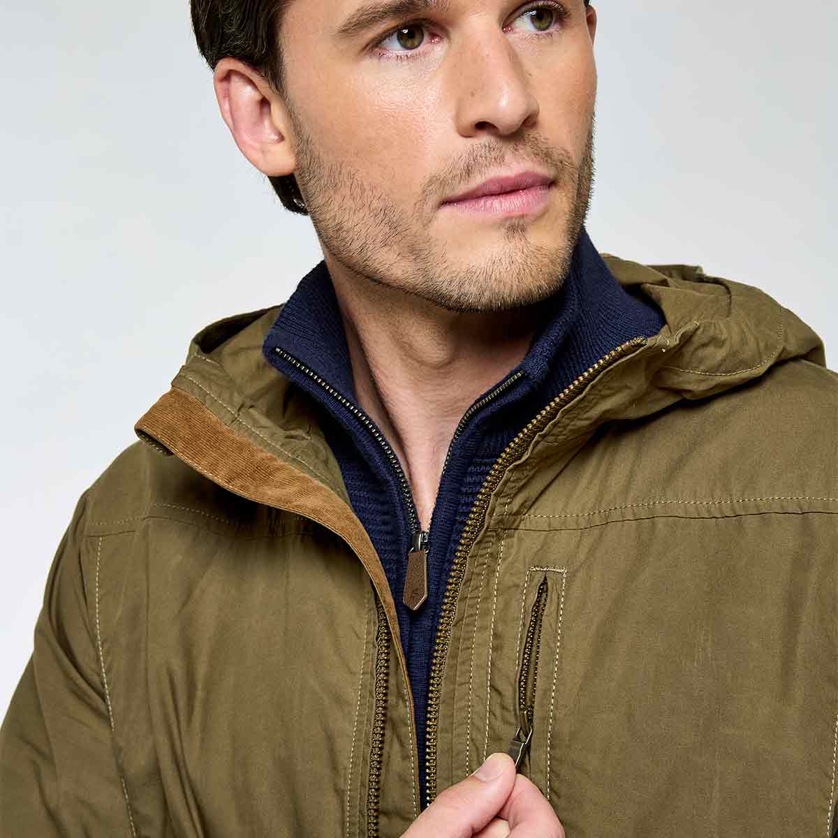 Dubarry Larkfield Men's Waxed Jacket - Chest Pocket