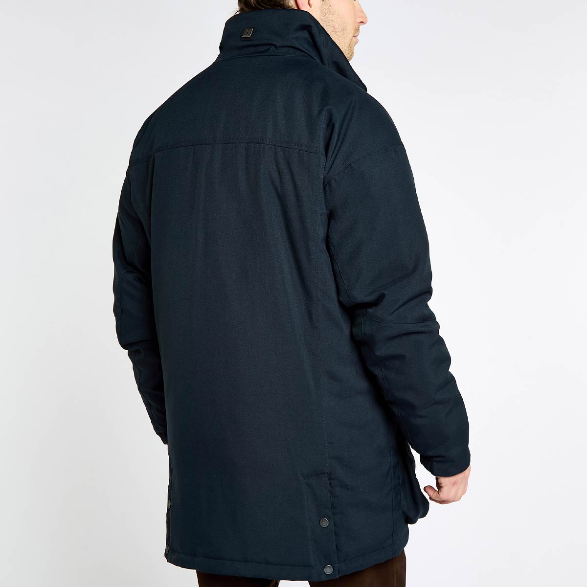 Dubarry Longacre Men's Waterproof Jacket - Navy - Rear