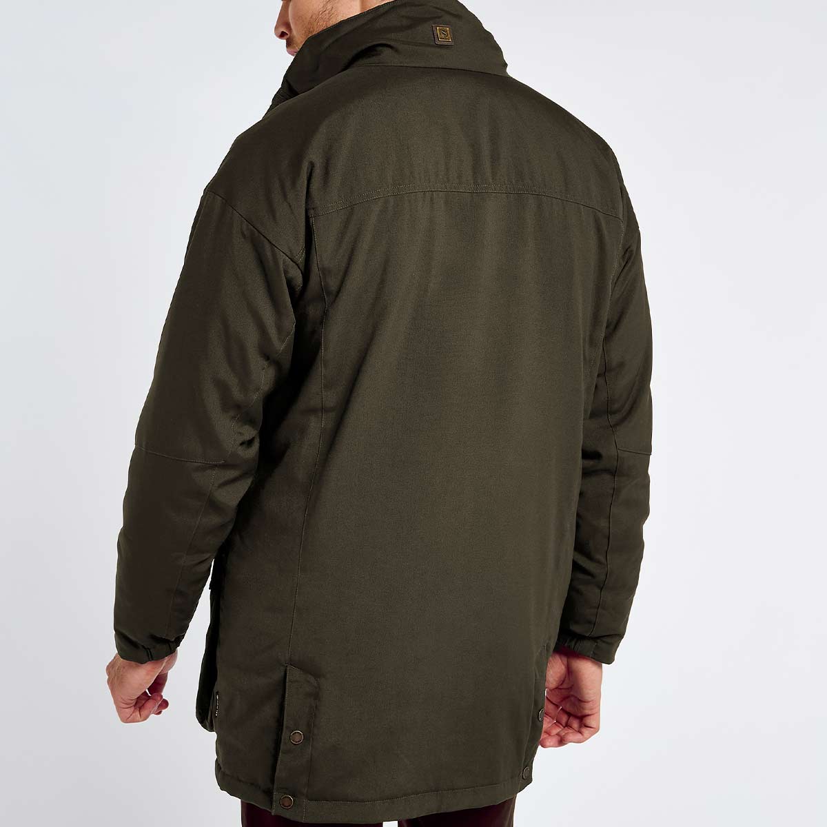 Dubarry Longacre Men's Waterproof Jacket - Olive - Rear