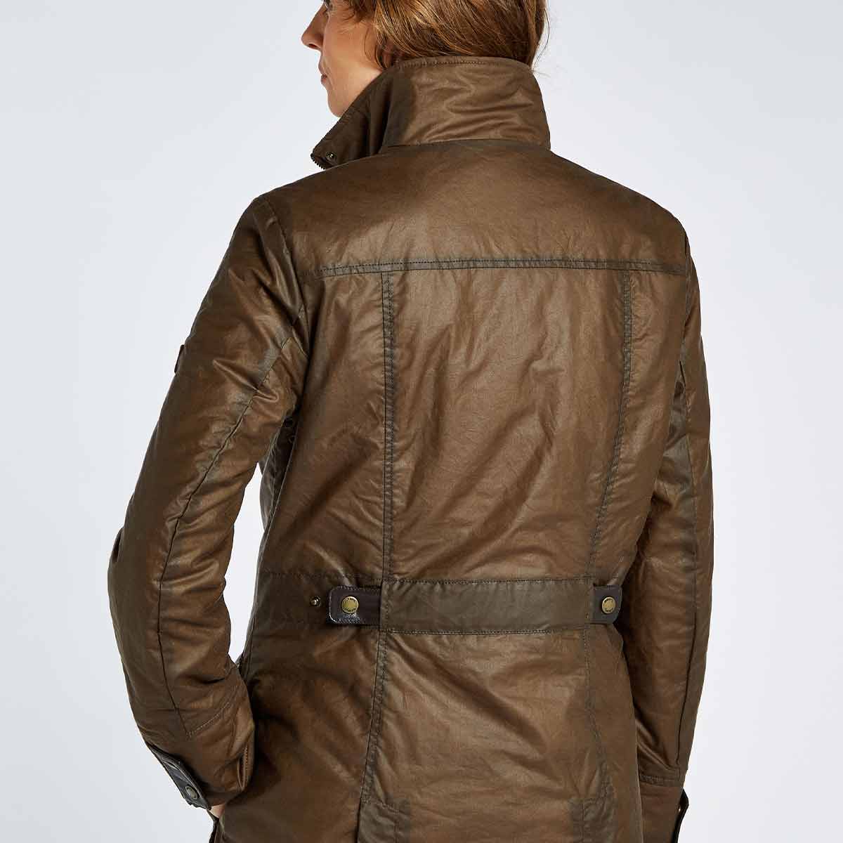 Dubarry Munsboro Women's Waxed Cotton Jacket - Ginger - Rear
