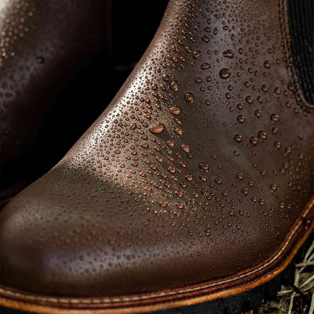 Dubarry Offaly Men's Chelsea Boot - Mahogany - Detail