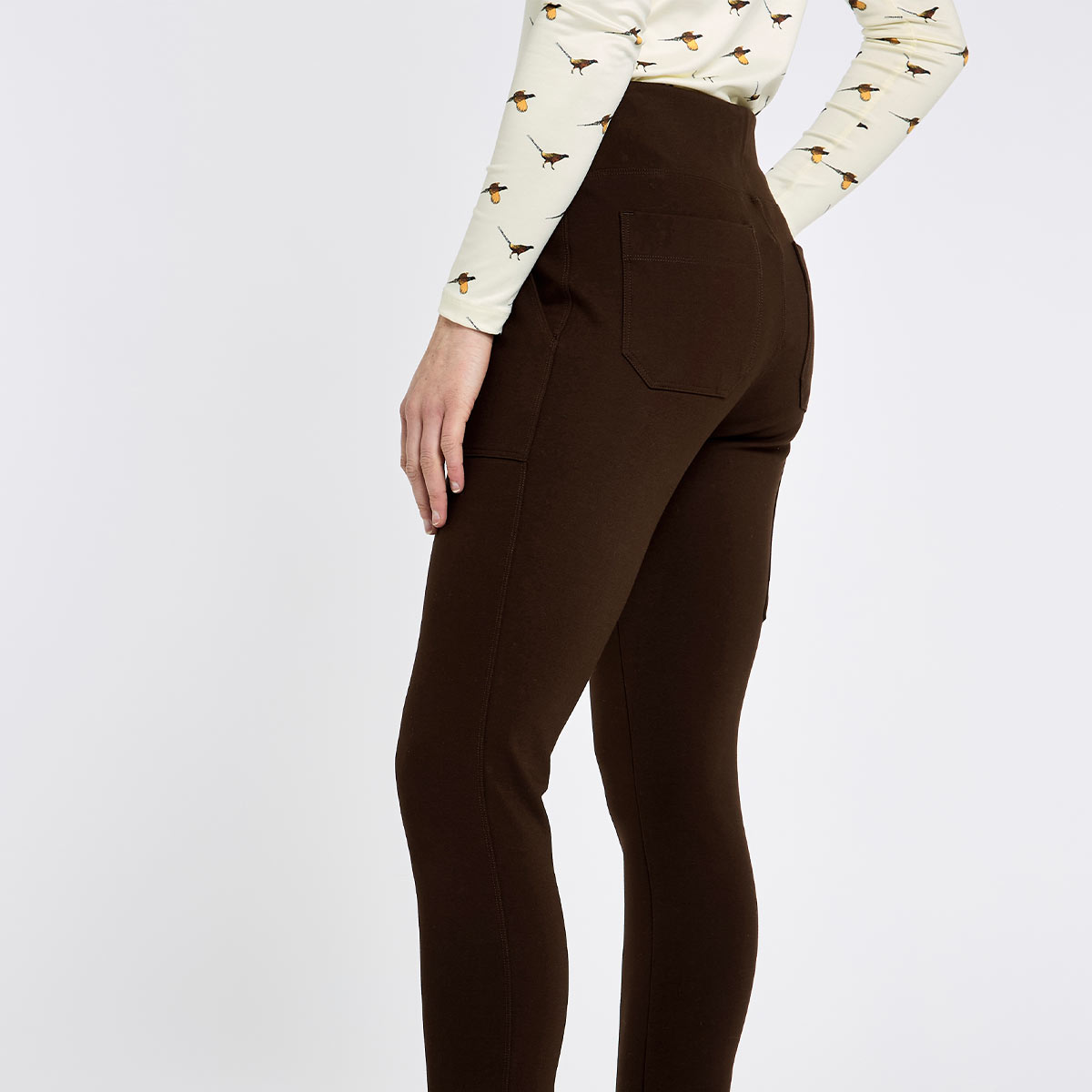 Dubarry Pepperwort Leggings - Bourbon - Side