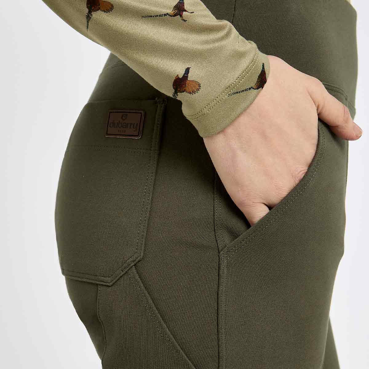 Dubarry Pepperwort Leggings - Olive - Pocket