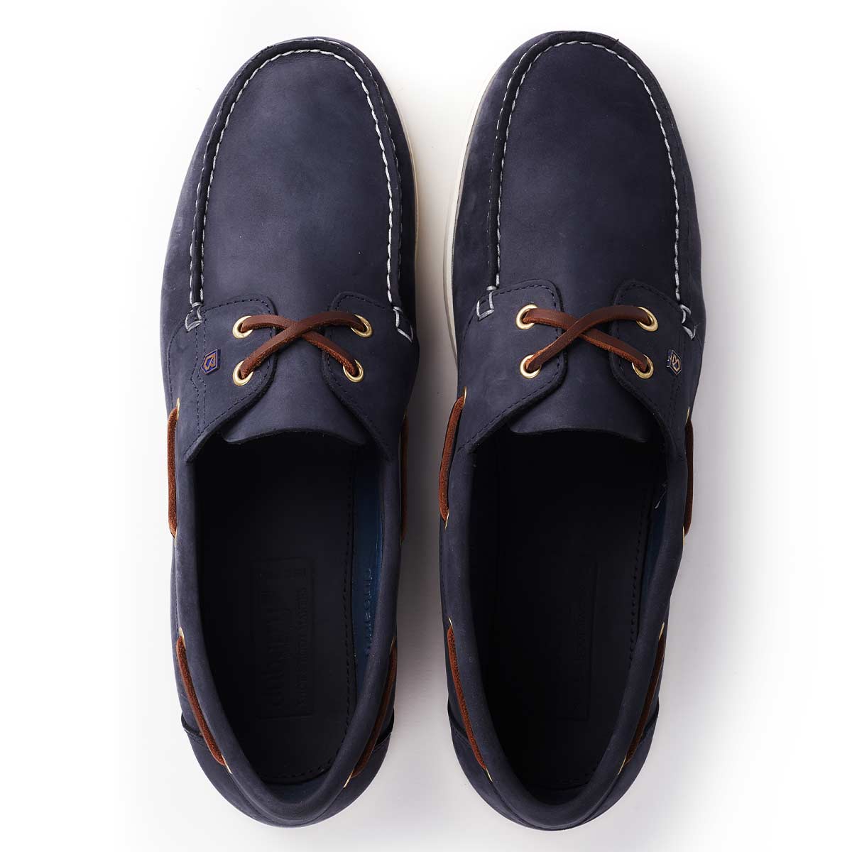 Dubarry Port Men's Deck Shoes - Denim Nubuck - Insole