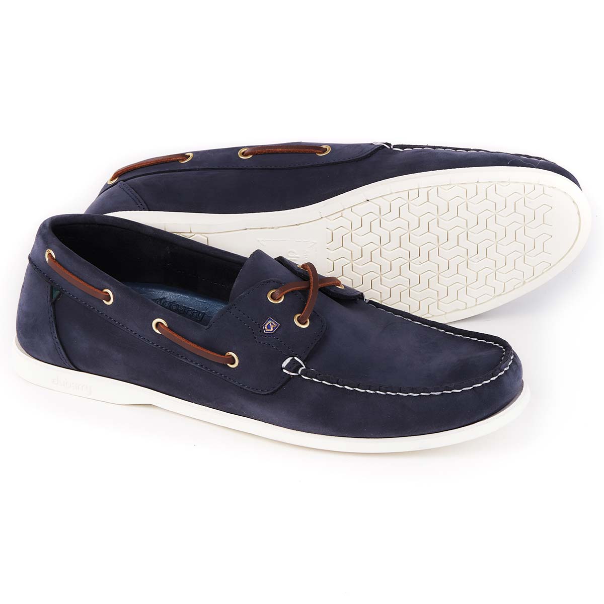 Dubarry Port Men's Deck Shoes - Denim Nubuck - Sole