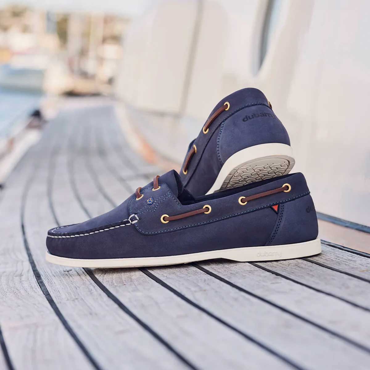 Dubarry Port Men's Deck Shoes - Denim Nubuck - Lifestyle