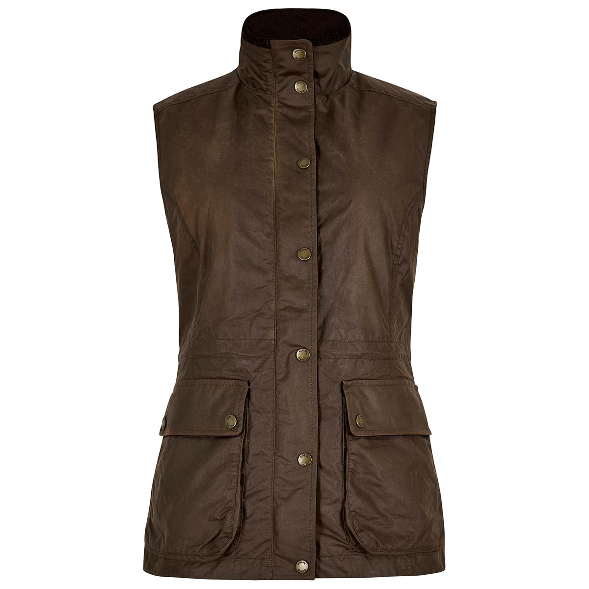Dubarry Rathsallagh Women's Wax Cotton Gilet - Cafe