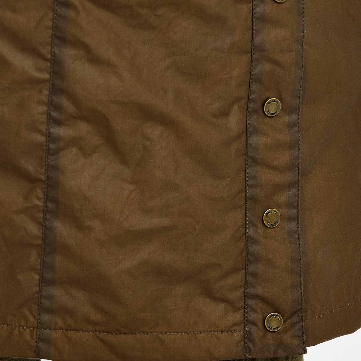 Dubarry Redington Women's Waxed Cotton Coat - Ginger - Detail