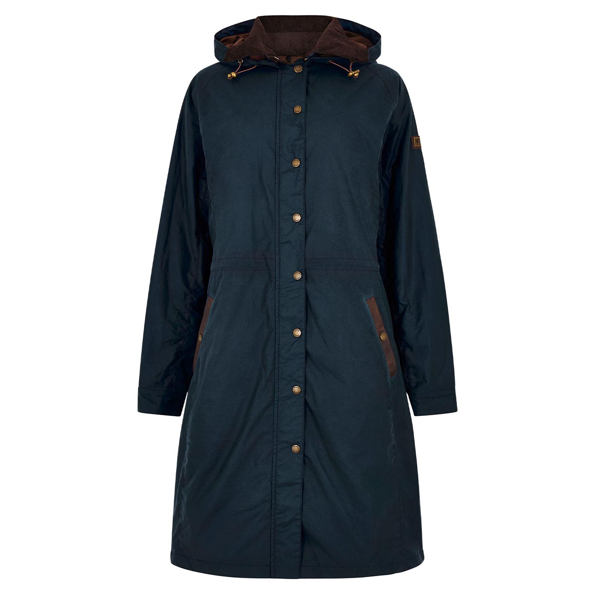Dubarry Redington Women's Waxed Cotton Coat - Storm Blue