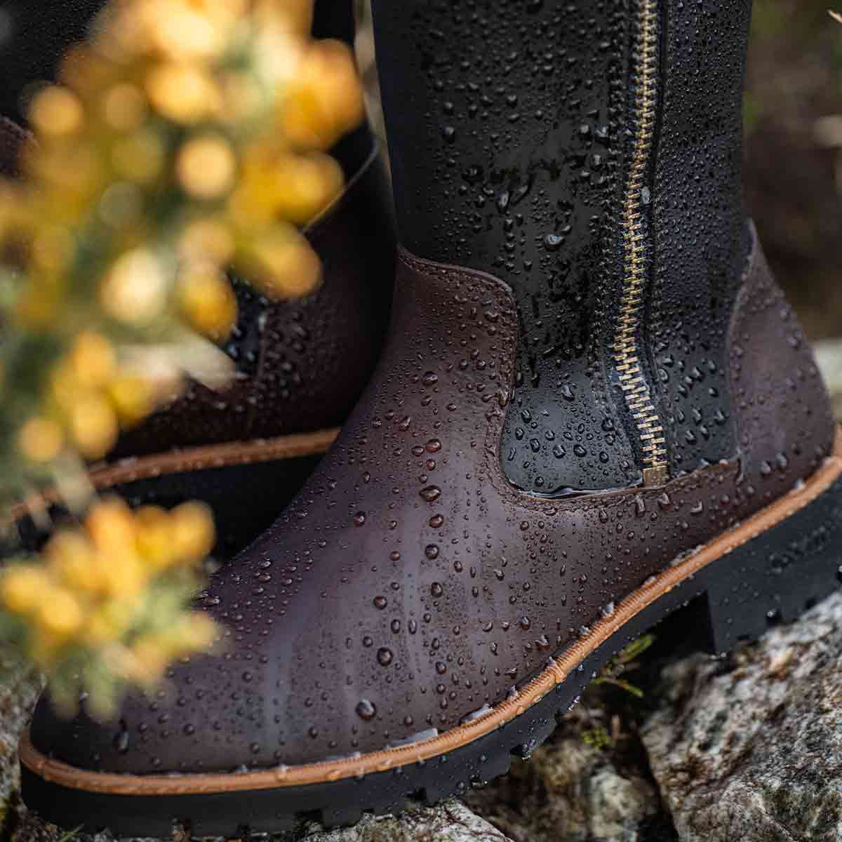 Dubarry Roundstone Women's Country Boot - Black/Brown - Model