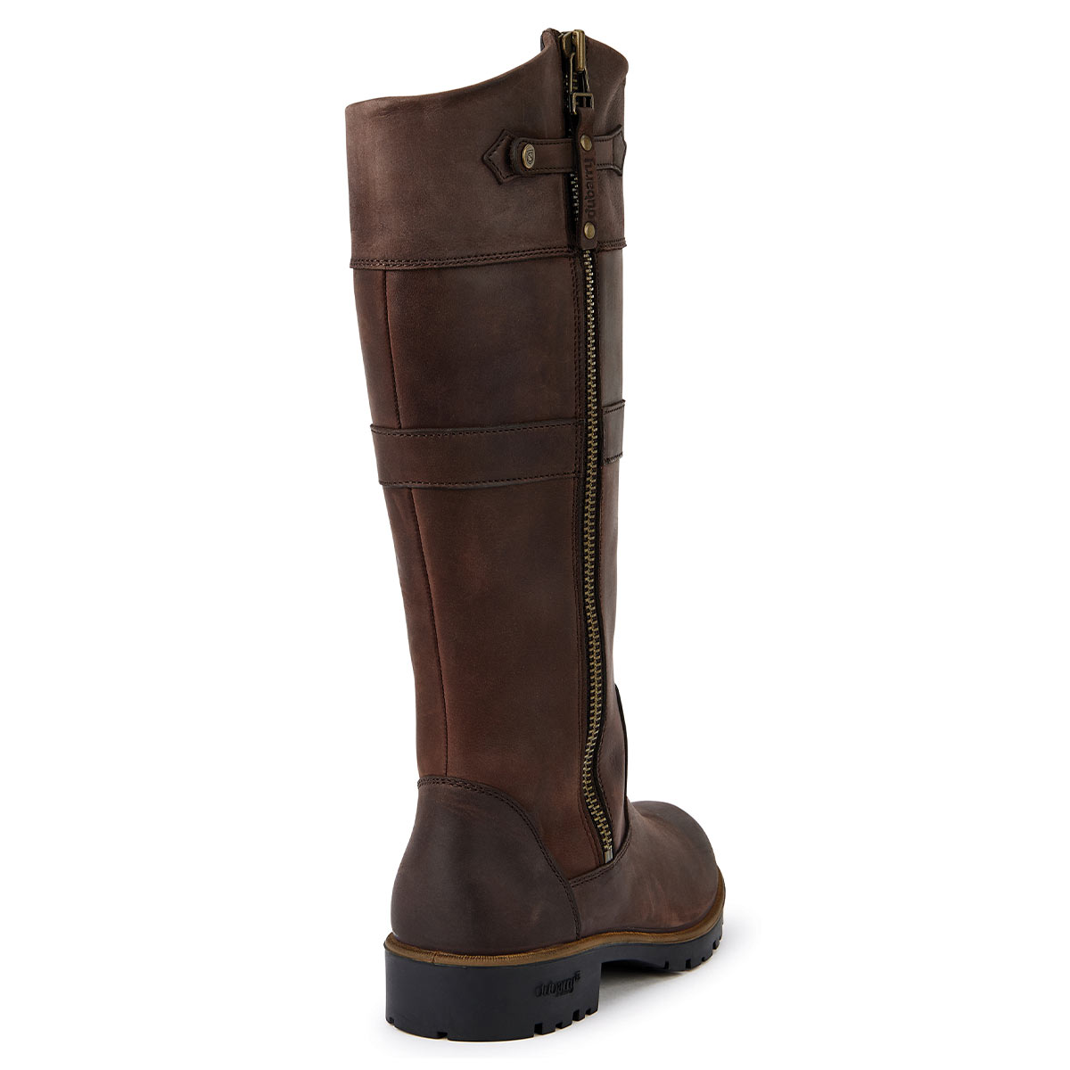 Dubarry Roundstone Women's Country Boot - Old Rum - Rear