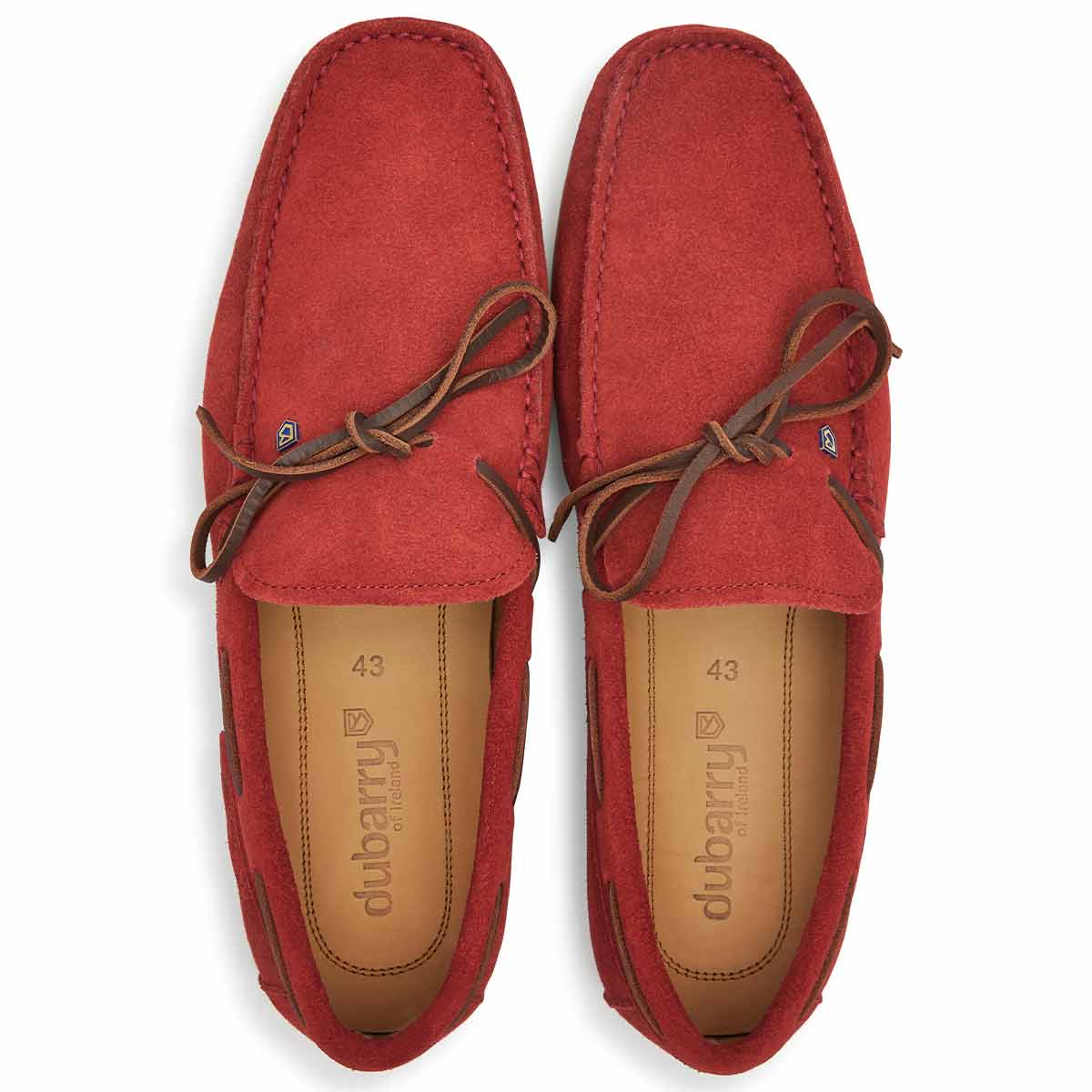 Dubarry Shearwater Men's Casual Loafer - Nantuck Red - Above