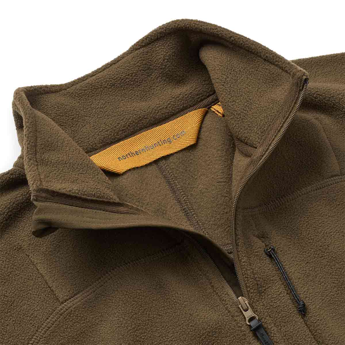 Northern Hunting Elga 2000 Women's Fleece - Green - Collar2