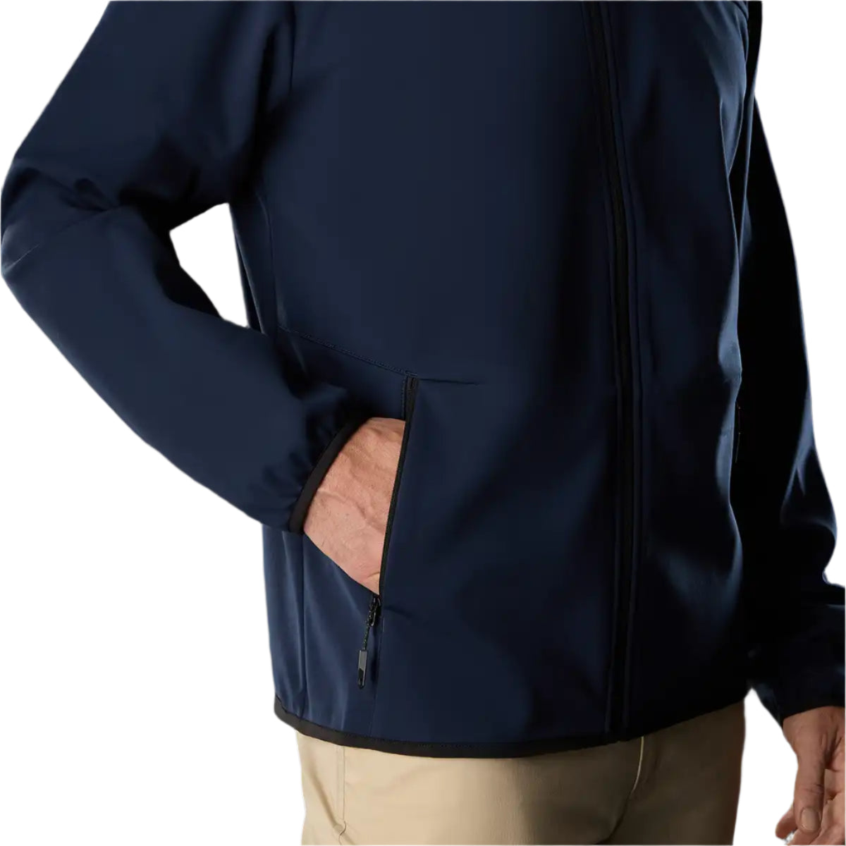 Musto Men's Evo Crew Softshell Jacket Navy - pocket detail