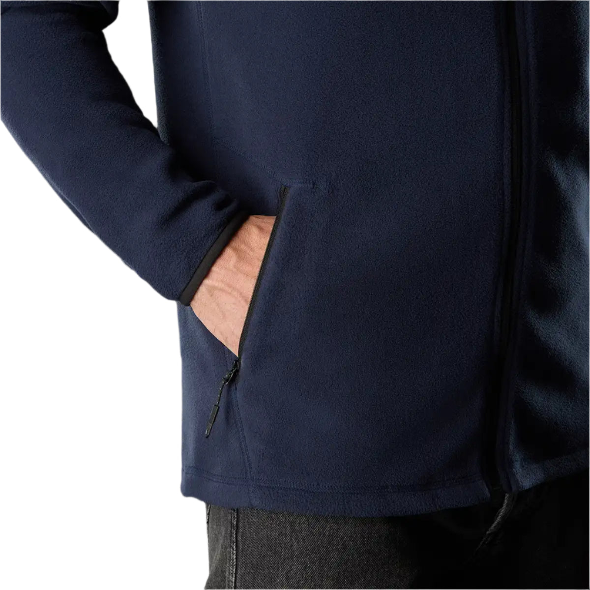 Musto Men's Evo Polartec 100 Fleece Jacket- Navy- pocket detail