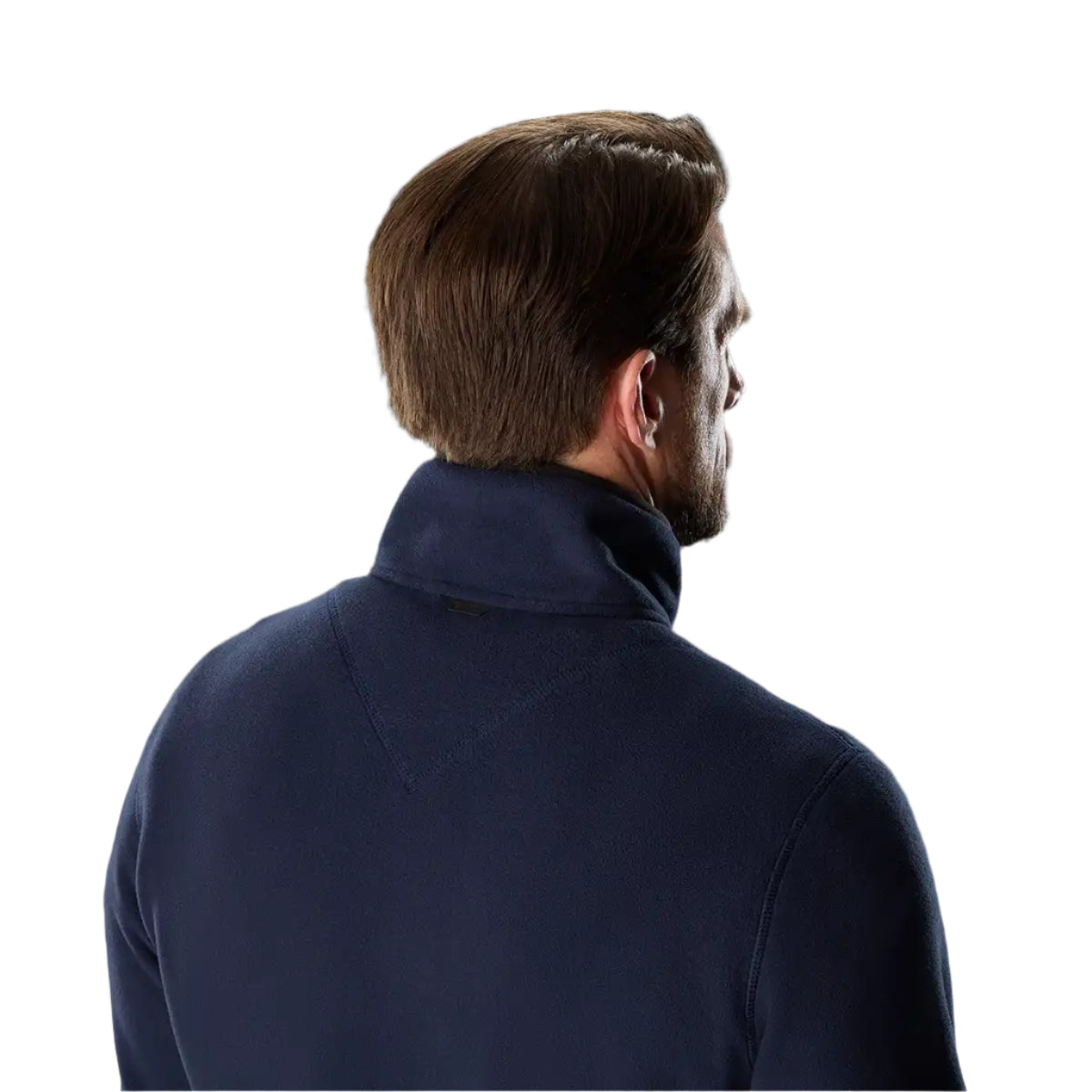 Musto Men's Evo Polartec 200 Fleece Jacket Navy- back on model