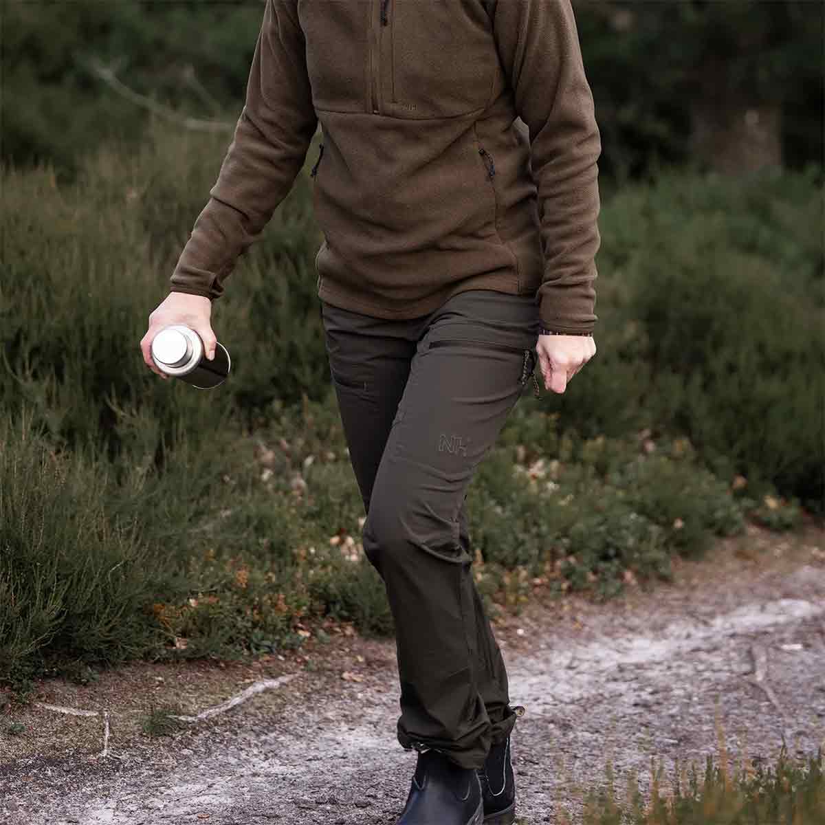 Northern Hunting Eydis Light Tanatex Women's Outdoor Trousers - Dark Green - Model