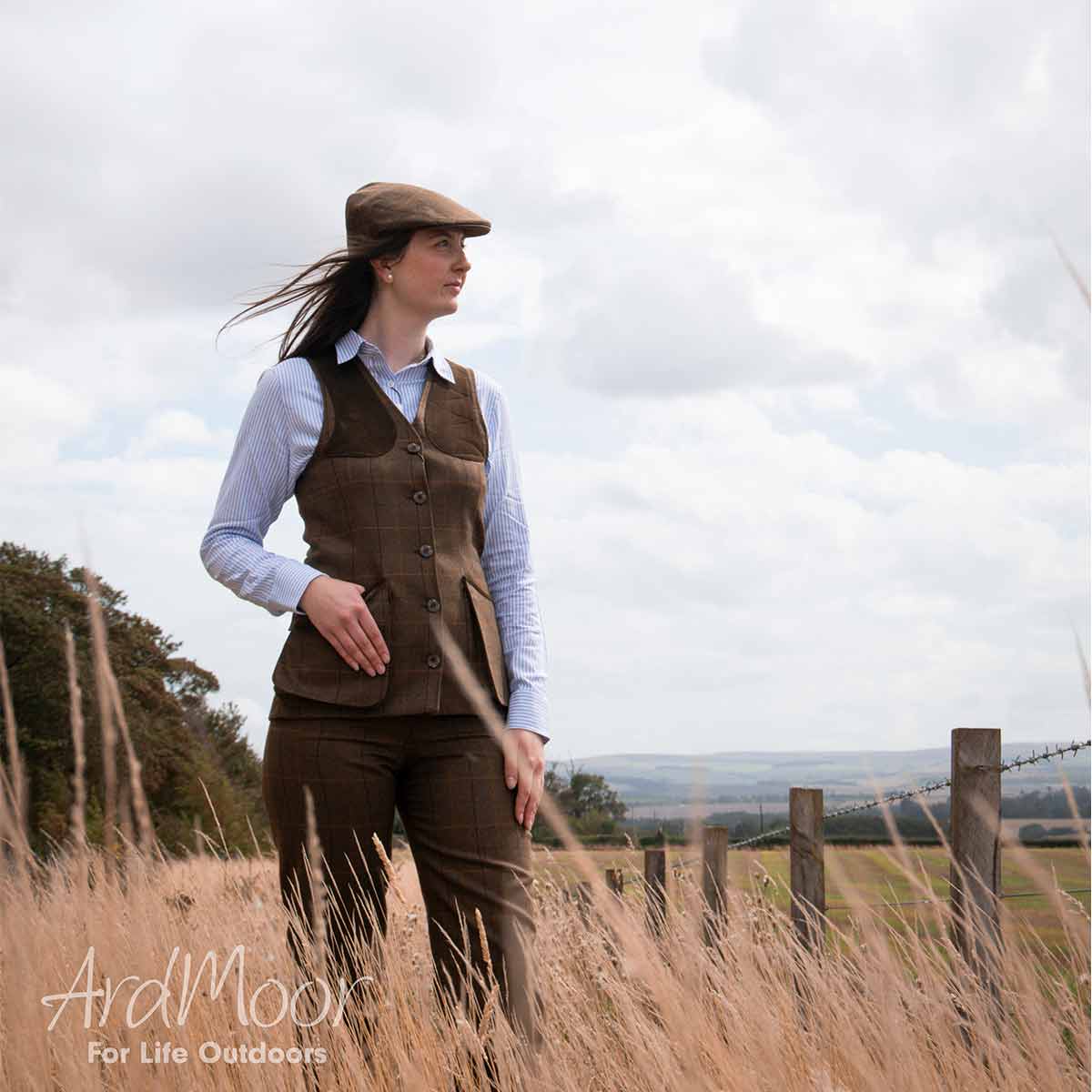 Laksen Lady Eton Striped Shirt