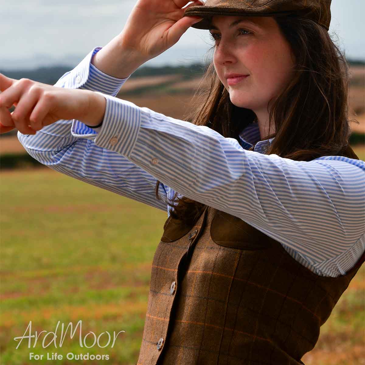 Laksen Lady Eton Striped Shirt