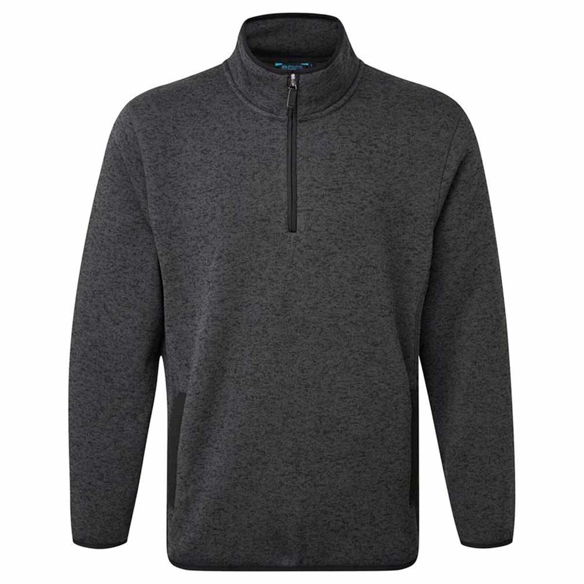 Fort Easton 1/4 Zip Pullover - Grey Marl