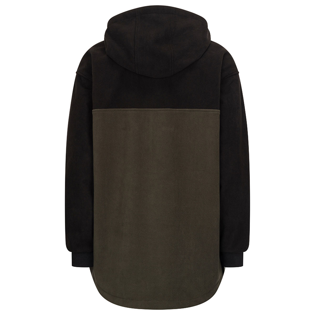 Hoggs of Fife Green King Bondede Fleece Hoodie - Mens - Back