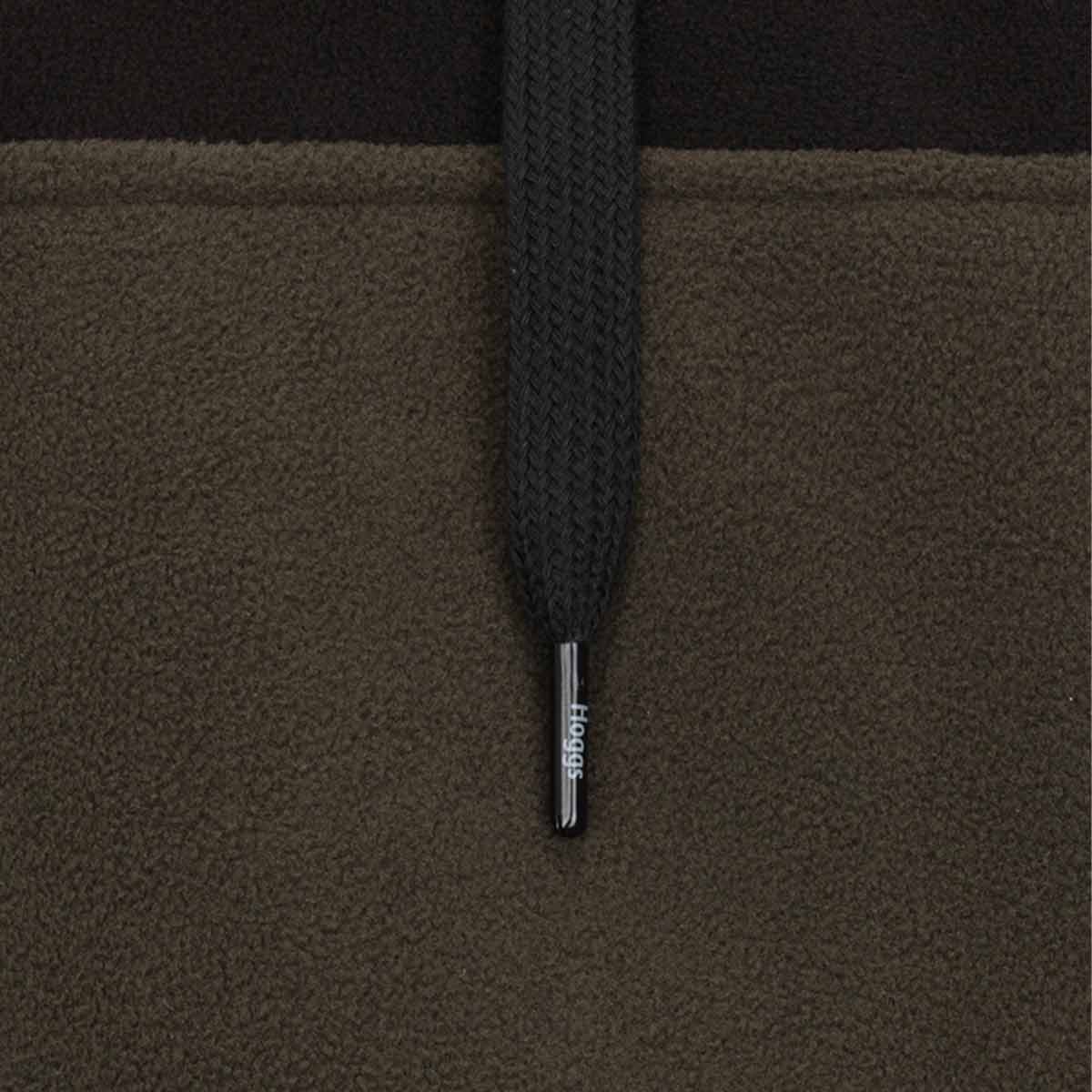 Hoggs of Fife Green King Bondede Fleece Hoodie - Mens - Detail