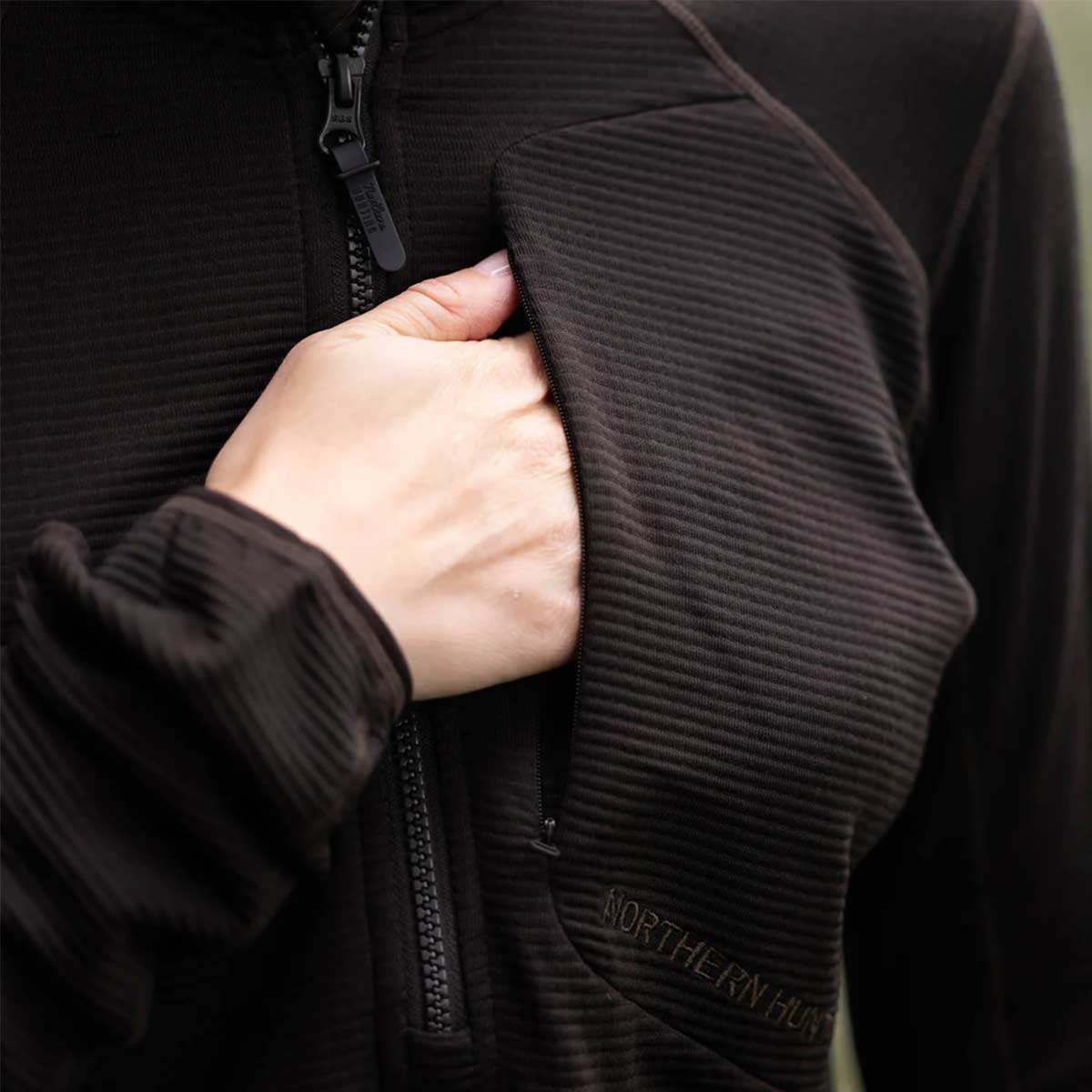 Northern Hunting Hilda Women's Half-Zip Sweatshirt - Chest Pocket