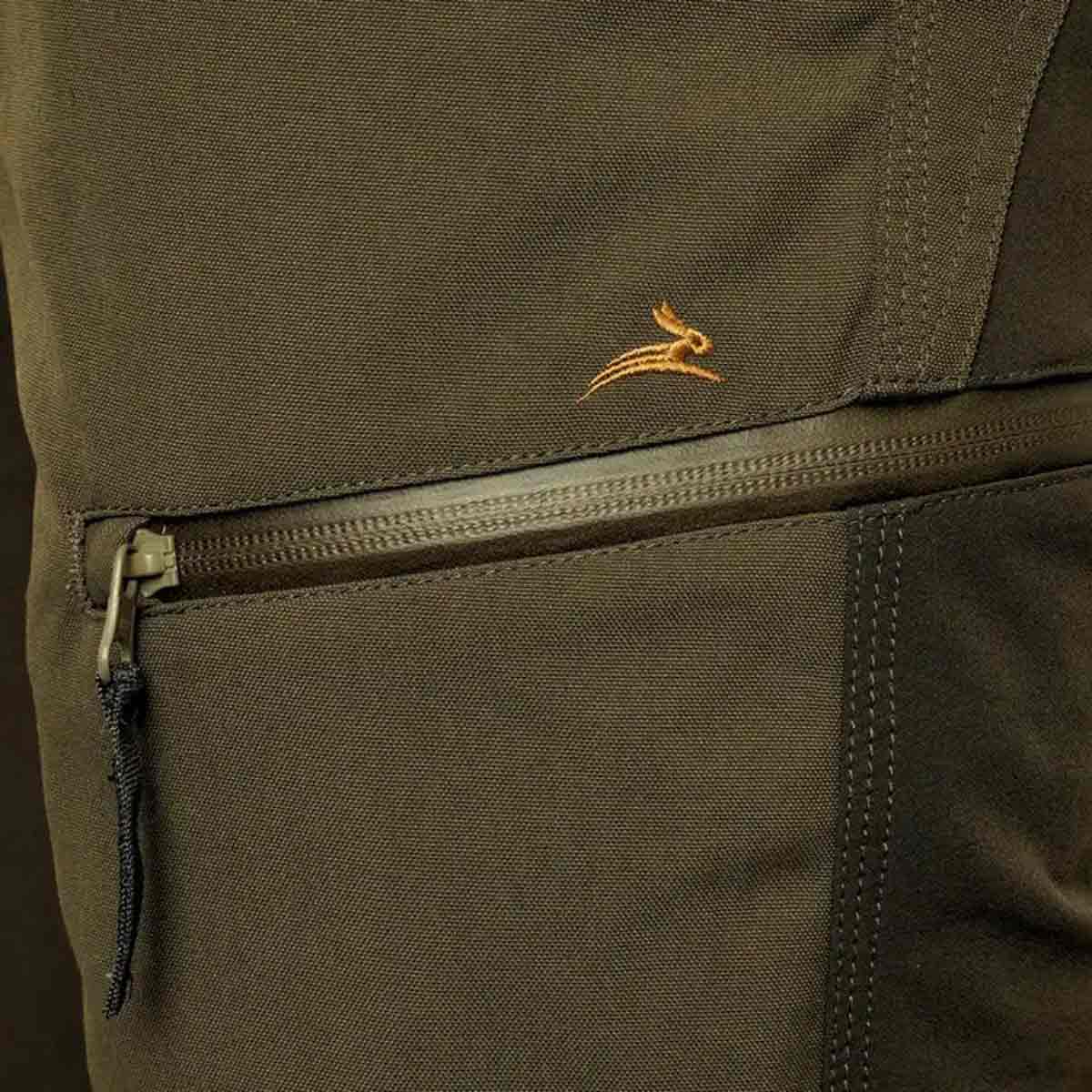 Harehill Ridgegate Waterproof Shooting Trousers - Zip Detail