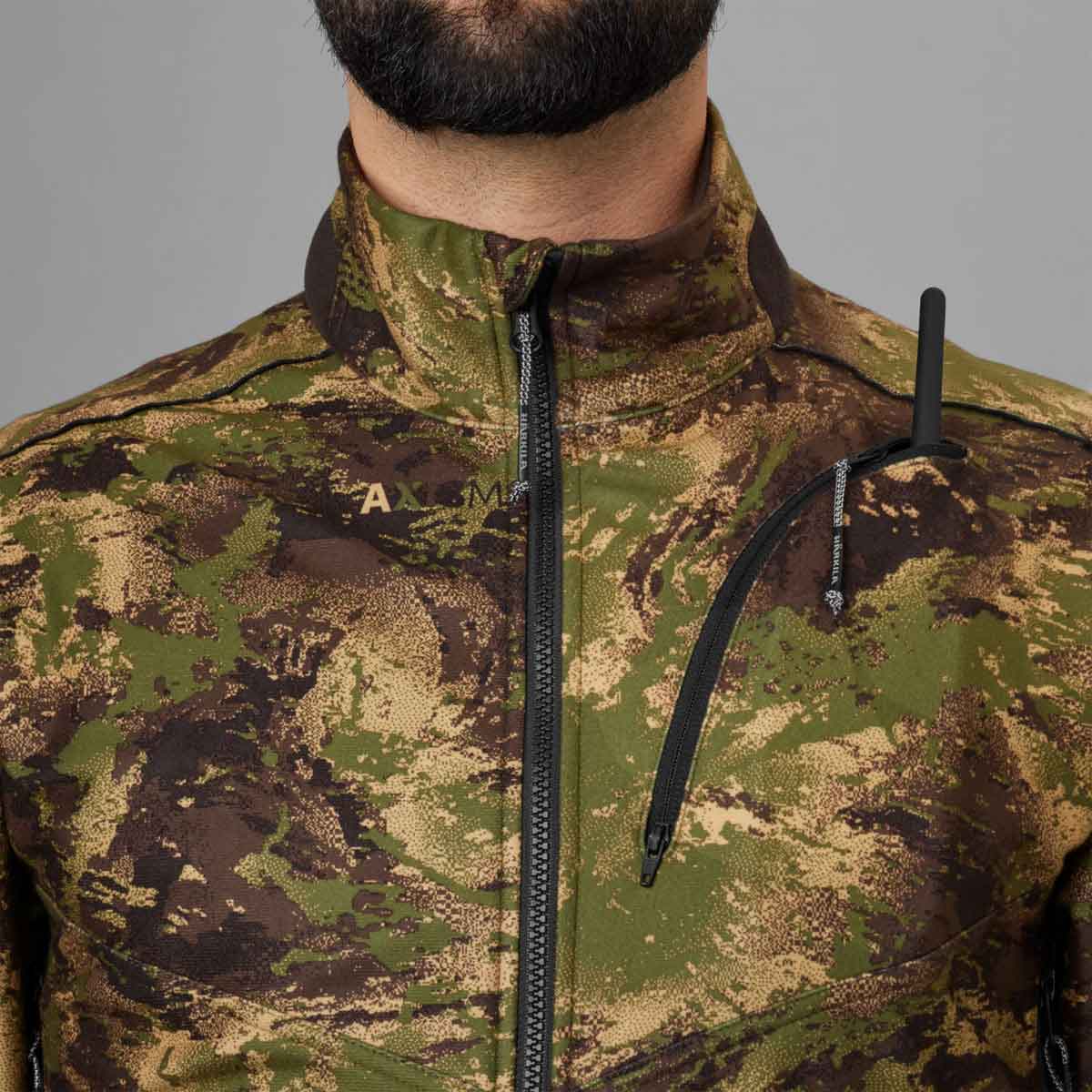 Harkila Deer Stalker Camo WSP Fleece Jacket - radio pocket