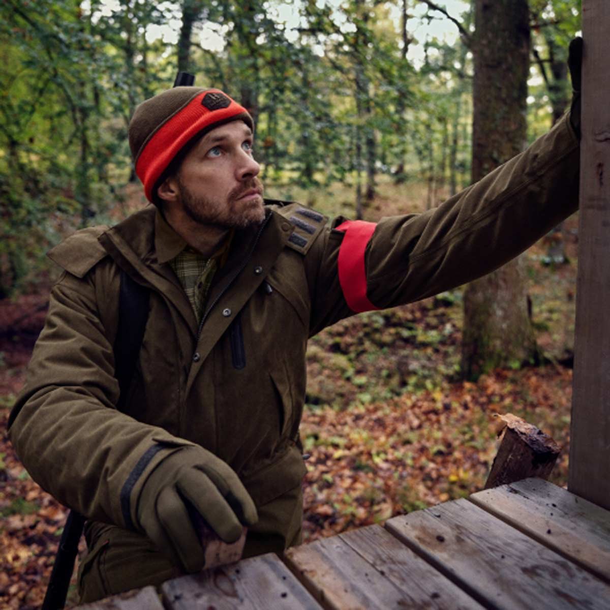 Harkila Driven Hunt HWS Insulated Jacket- On Model