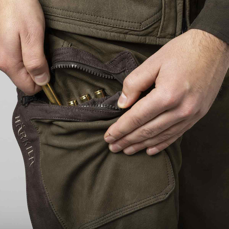 Harkila Pro Hunter Leather Trousers Pocket
