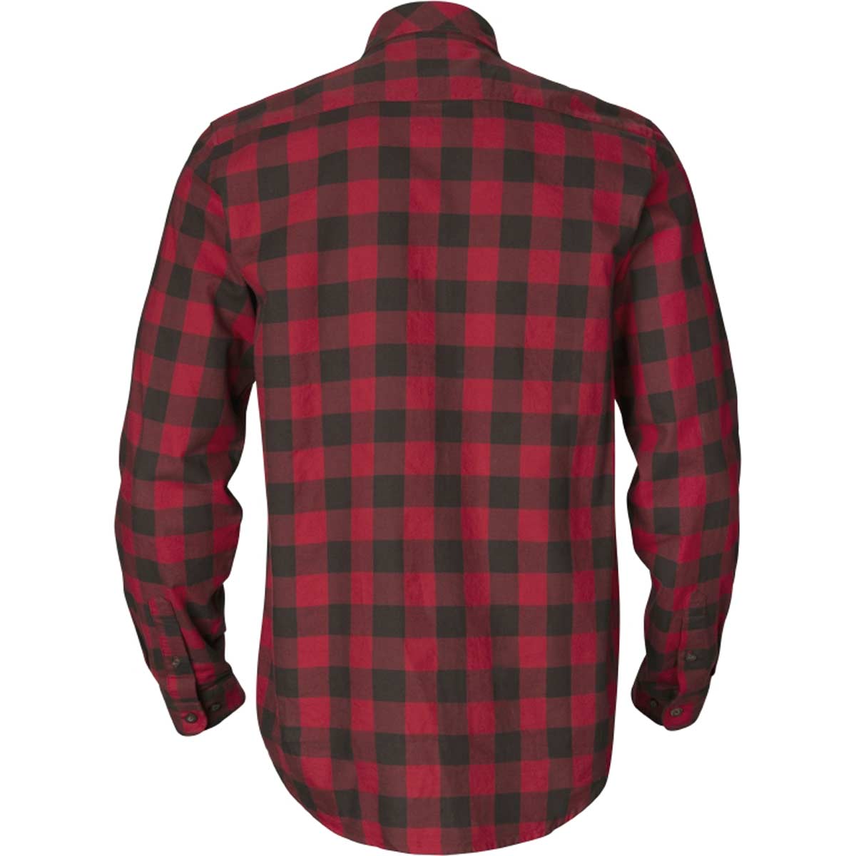 Harkila Scandinavian L/S Shirt - Red Check - Rear