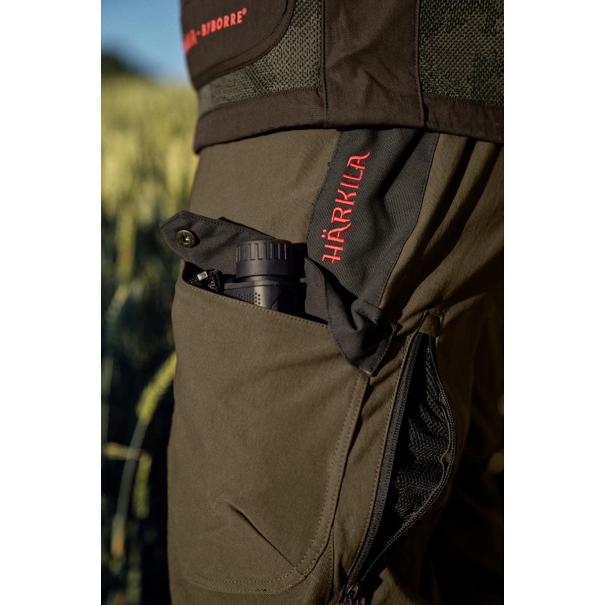 Harkila Wildboar Pro Move Trousers - bino pocket