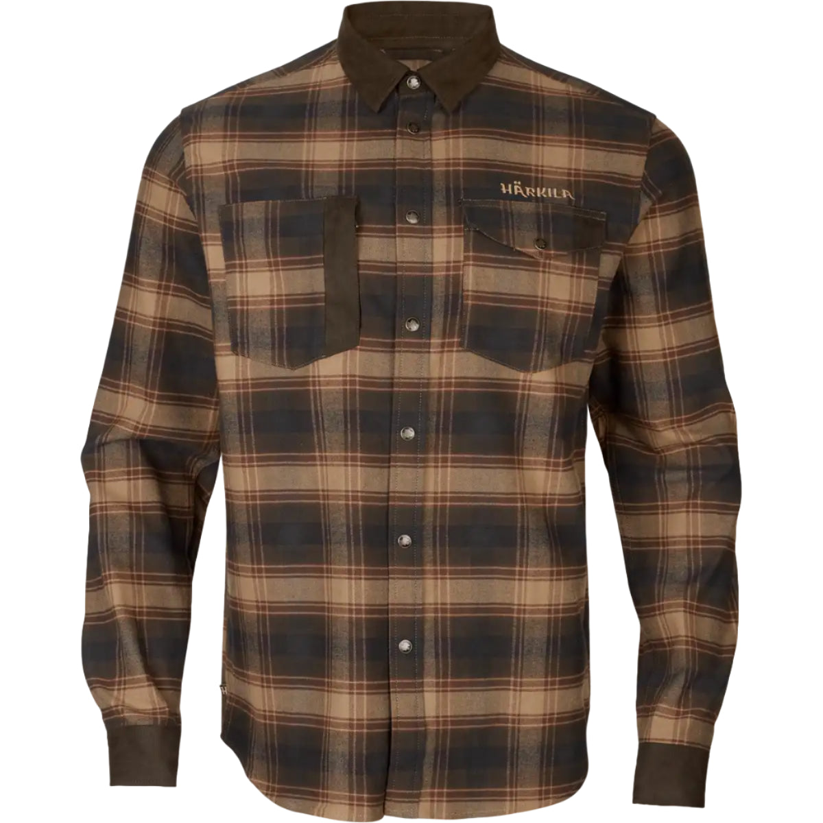 Harkila Aivak Long Sleeved Shirt - Burgundy - Front