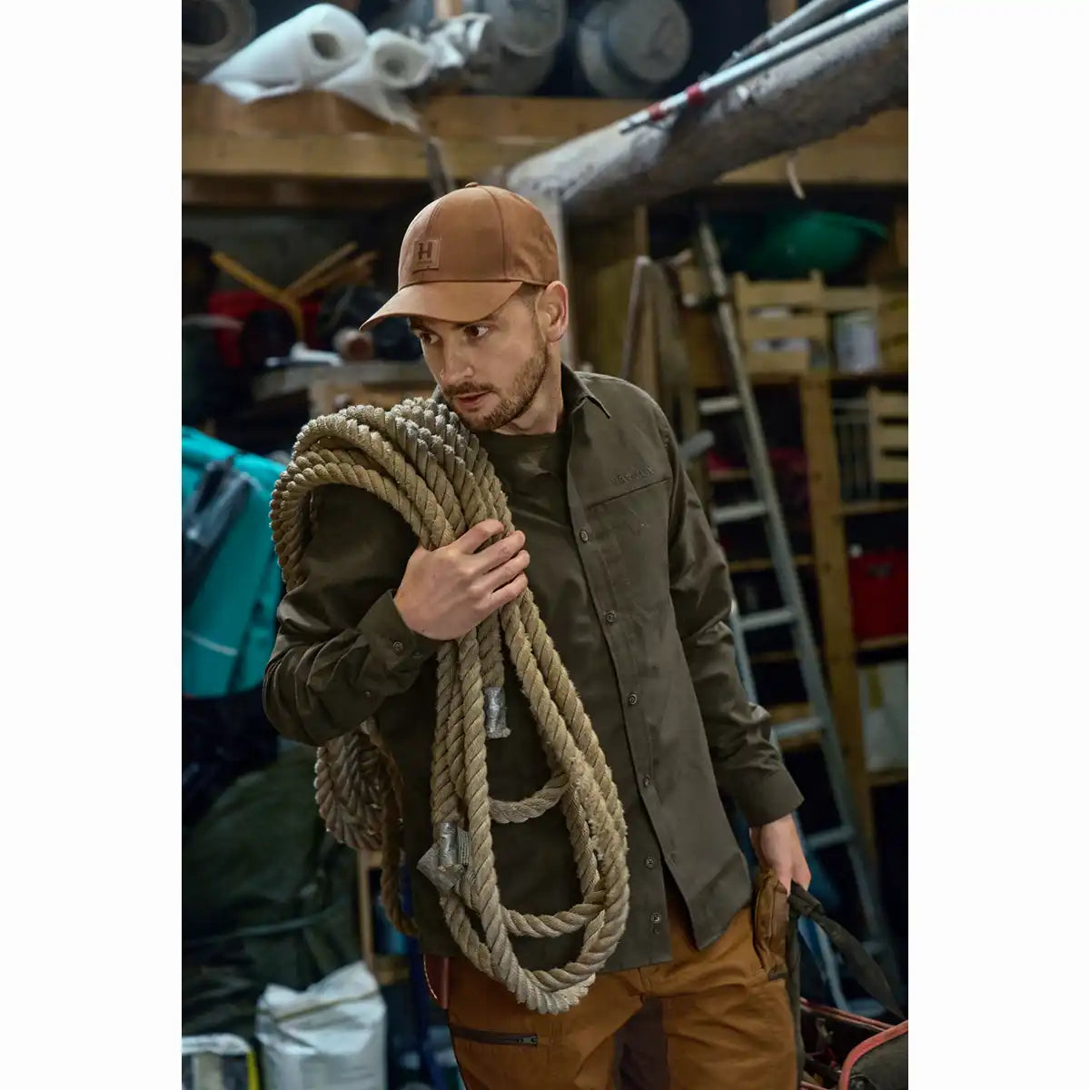 Harkila Ato Long Sleeved Shirt - Worn by Model