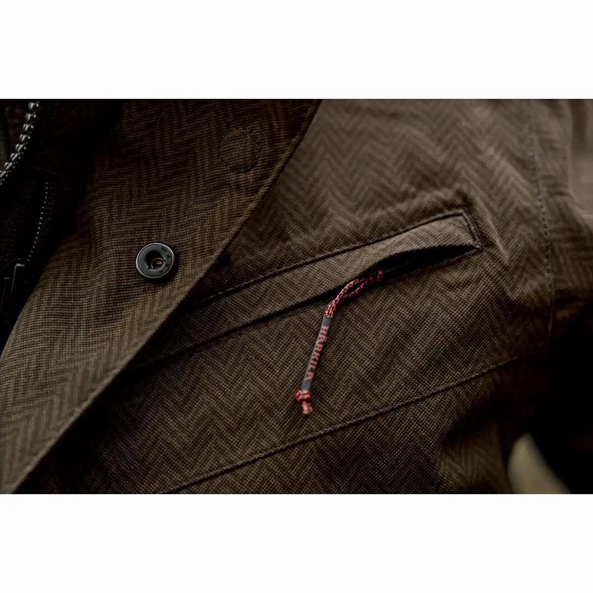 Harkila Driven Hunt Women's HWS Insulated Jacket - Worn By Model - Chest Zip