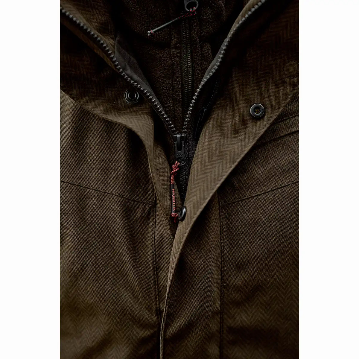 Harkila Driven Hunt Women's HWS Insulated Jacket - Worn By Model - Front Zip