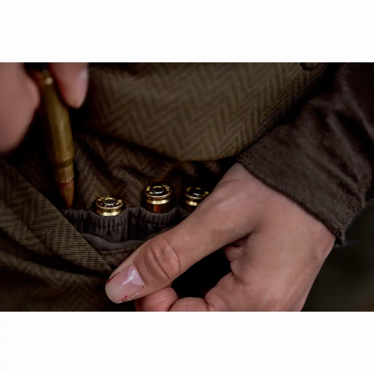 Harkila Driven Hunt Women's HWS Insulated Trousers - Worn By Model - Ammo Pocket